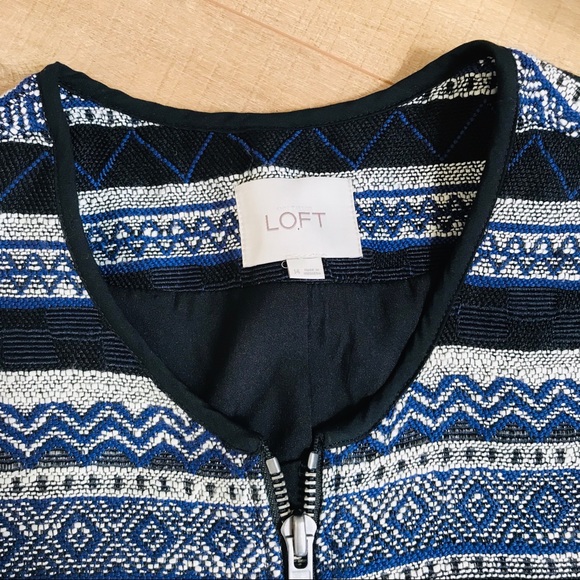 LOFT Woven Fringe Blazer - Picture 4 of 8